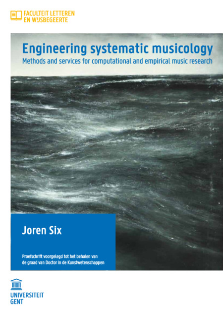 Download 'Engineering systematic musicology: methods and services for computational and empirical music research'