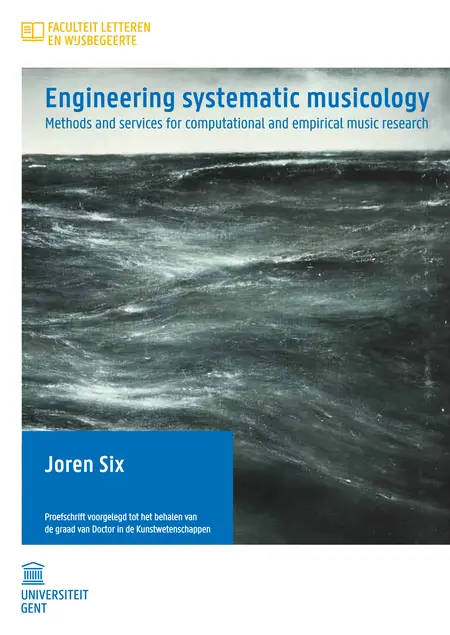 First page of Engineering systematic musicology: methods and services for computational and empirical music  research