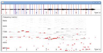 Screenshot of TarsosDSP: a Java Library for Audio Processing